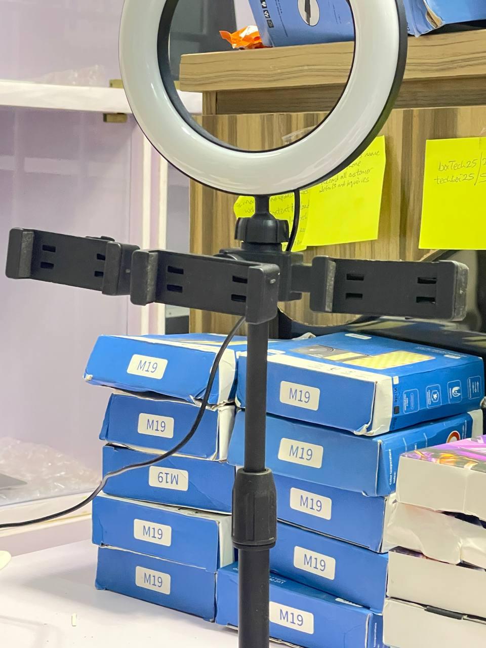 Ring Light 3 IN 1 Live Desktop Ring Light Phone Holder